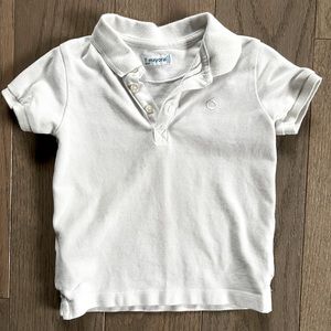 Mayoral Polo Shirt: Ecofriends, White, Size 2T